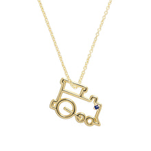 Load image into Gallery viewer, TRENCITO ZAFIRO AZUL NECKLACE

