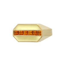 Load image into Gallery viewer, DECO CARRÉ YELLOW RING
