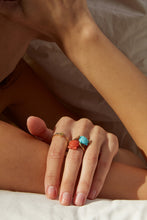 Load image into Gallery viewer, CONCHA TURQUOISE RING
