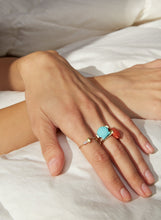 Load image into Gallery viewer, TU Y YO AQUAMARINE + PERIDOT RING
