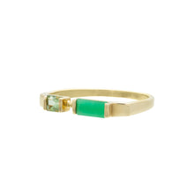 Load image into Gallery viewer, COMPUESTA CHRYSOPRASE + AMETHYST RING
